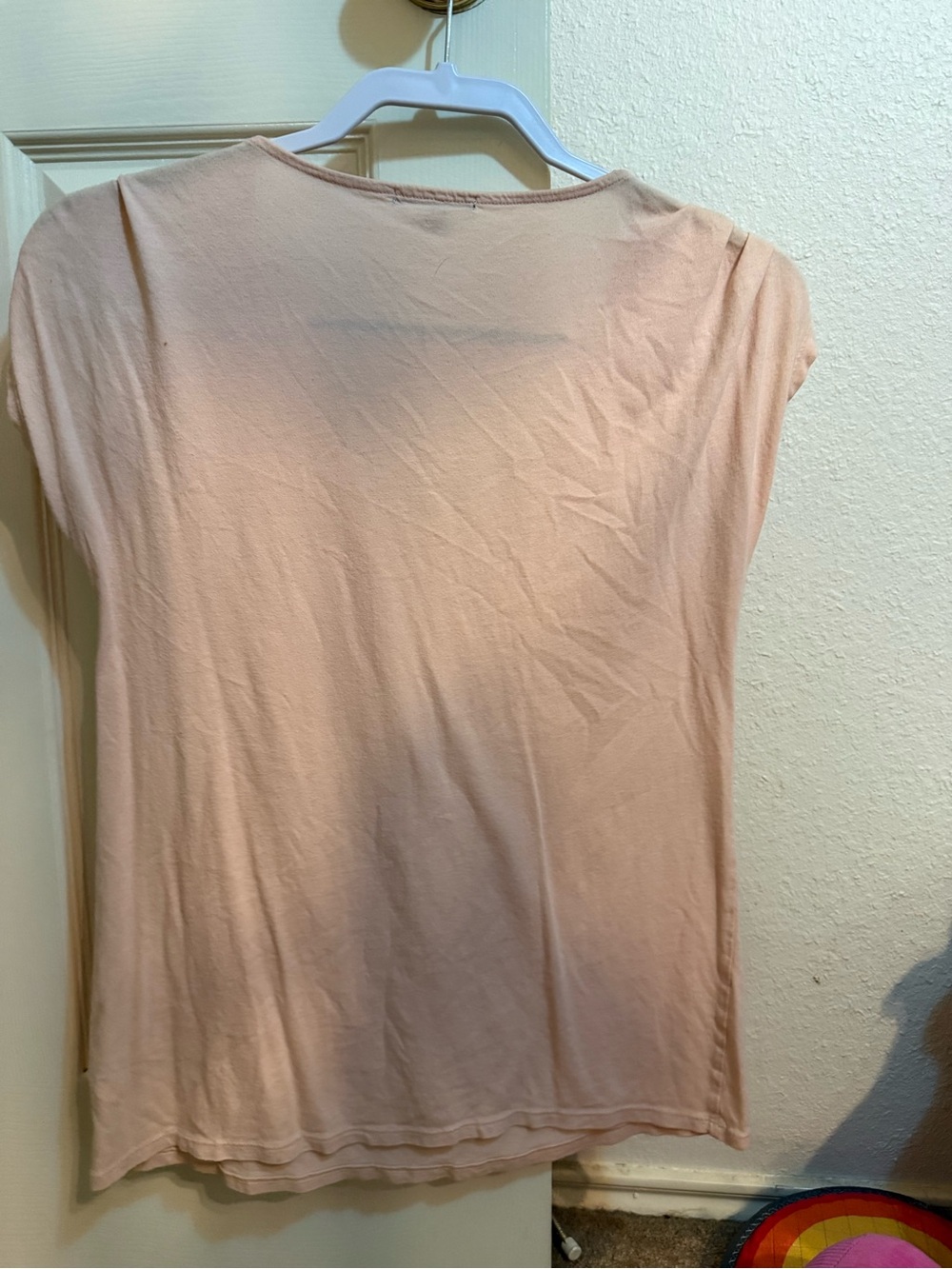 Gap Pink Ruffle V-Neck Top - Picture 2 of 6